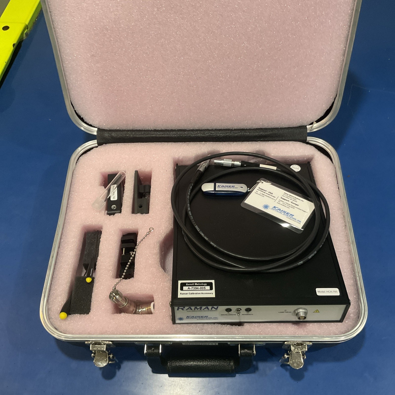 Kaiser RAMAN HCA785 Spectrometer Microscope Calibration Accessory With Extras!