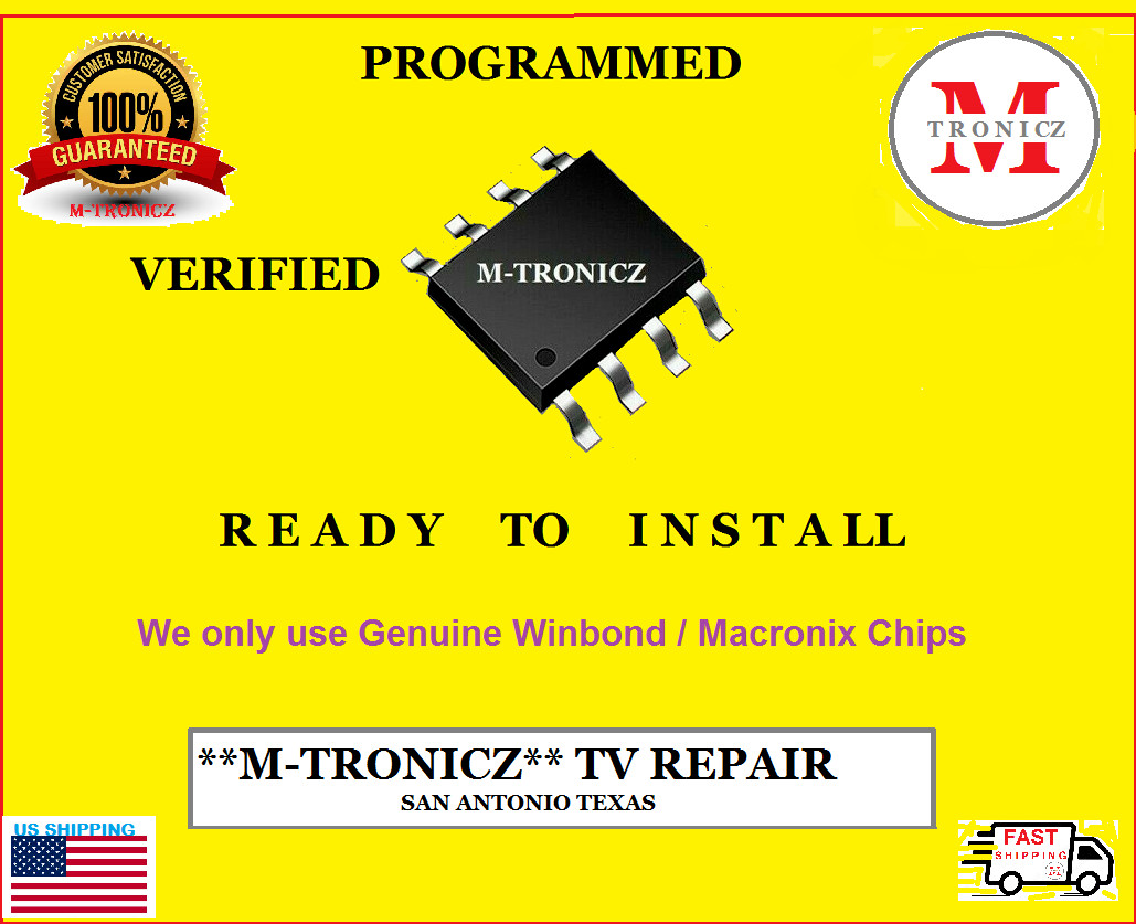 Pre Programmed eeprom  VIZIO E321vl 3632-1512-0150 U18 EEPROM Only