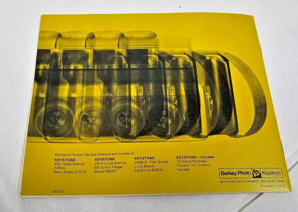 Keystone 60 Second Everflash 850 Camera Manual