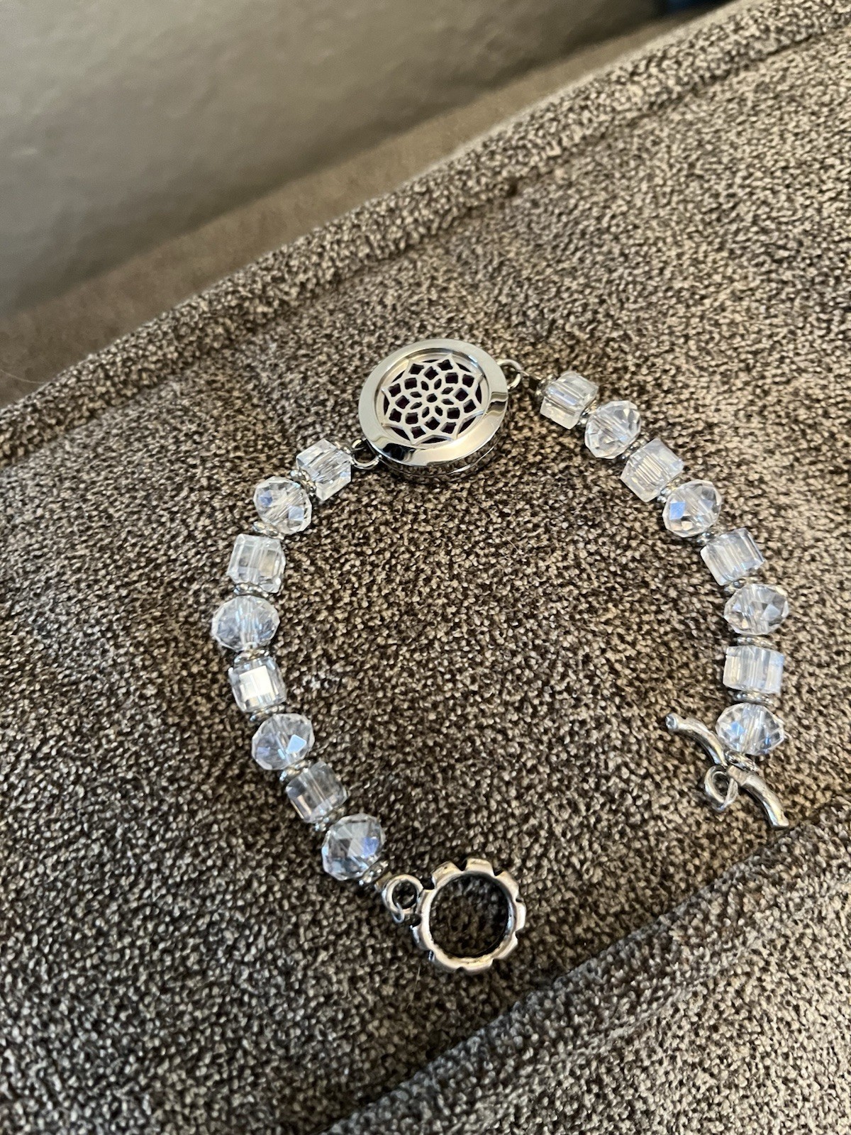 Handmade Aromatherapy Crystal Bracelet