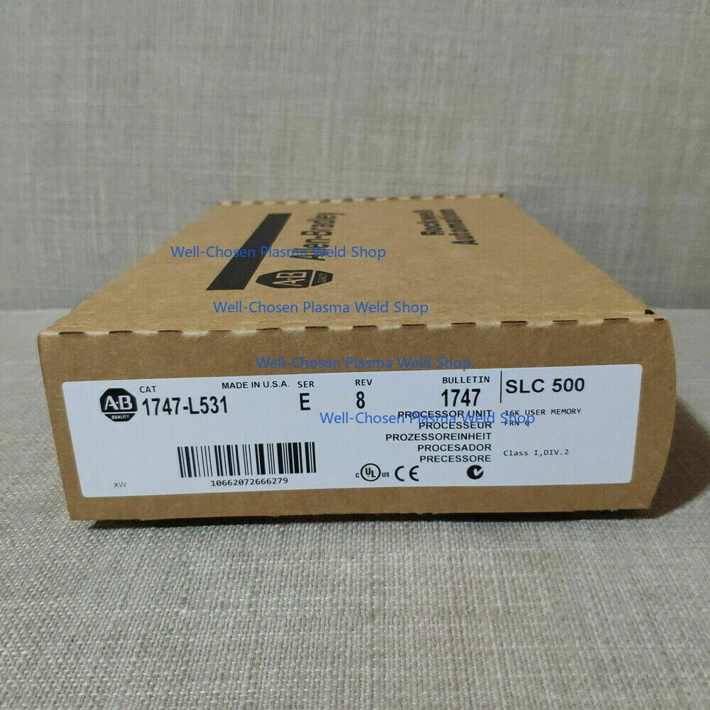 New Factory Sealed AB 1747-L531 SER E SLC 500 5/03 CPU Processor Unit Controller