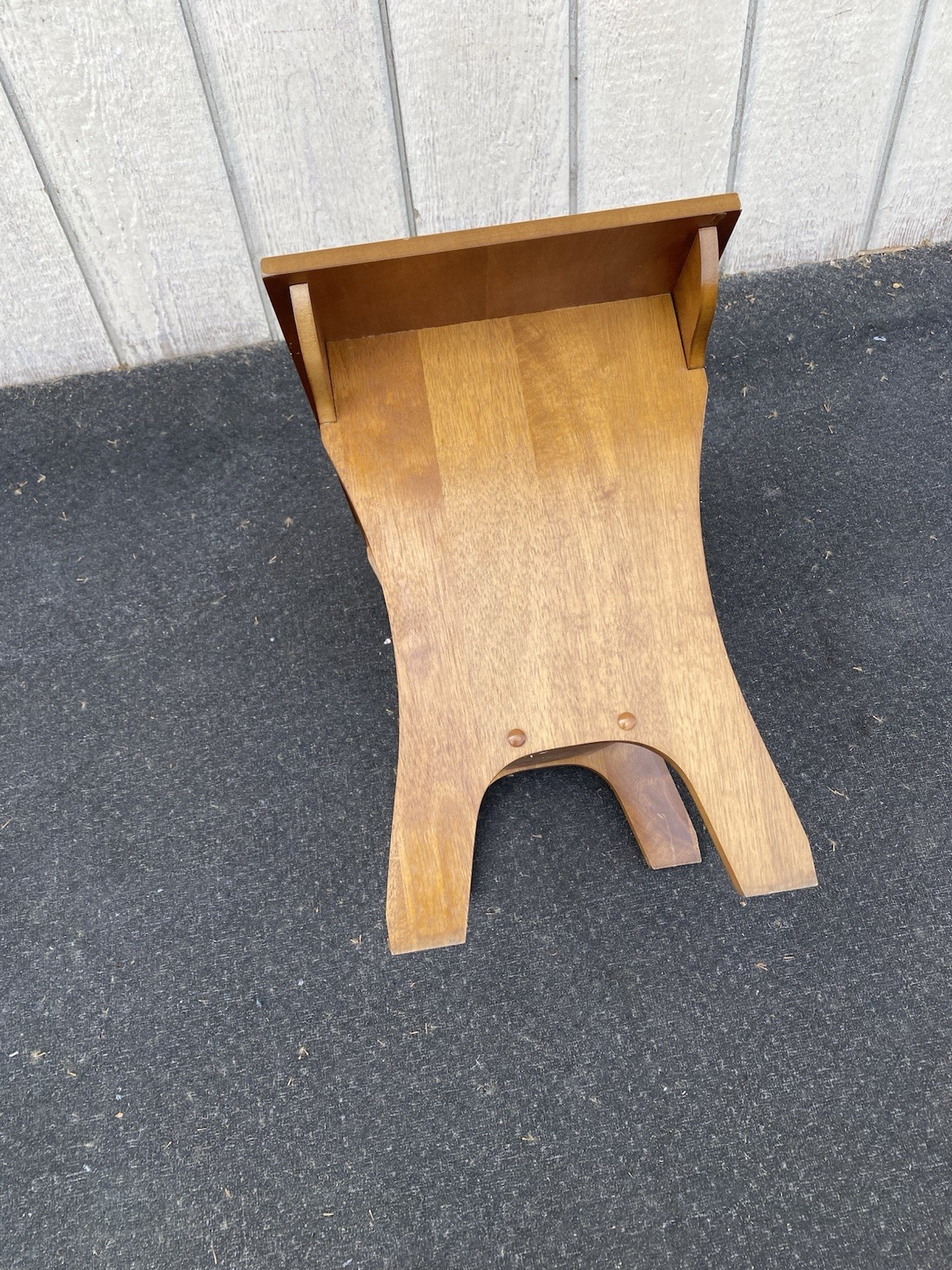 66601 Solid Oak Footstool Bench Stool