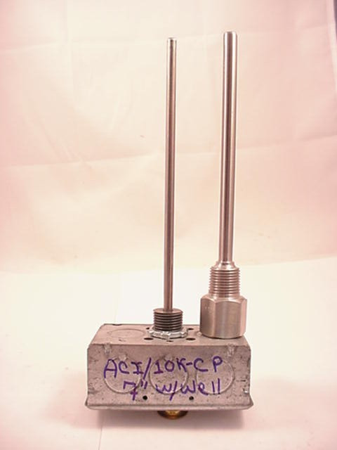 ACI 7" Temperature Probe ACI/10K-CP Duct / Immersion Mount w/Well Ships Same Day
