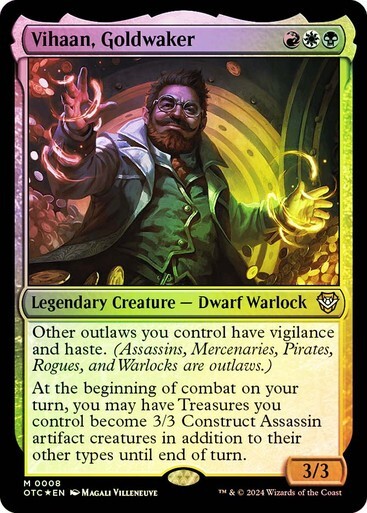 Vihaan, Goldwaker (Foil) - Thunder Junction OTC- Mythic - MTG Magic Pack fresh
