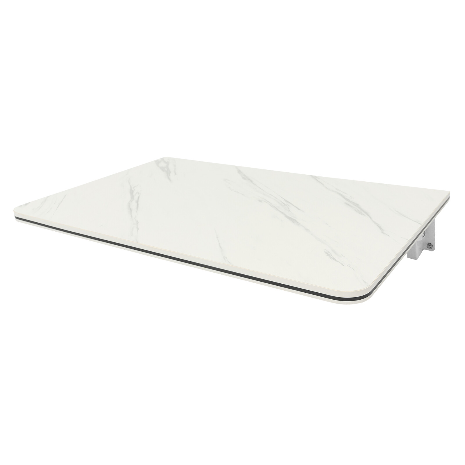 Stylish Wall-Mounted Folding Desk with Durable MDF and Metal Design