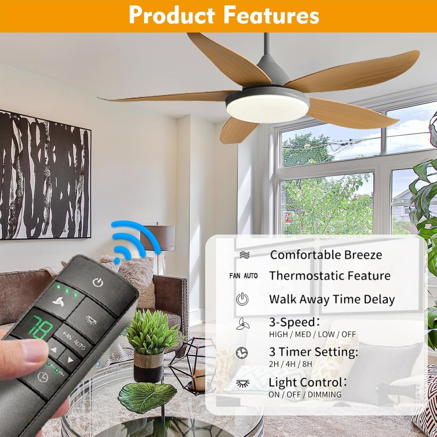 HD3 Ceiling Fan Remote Control Replacement for Hampton Bay Home Decorators Colle