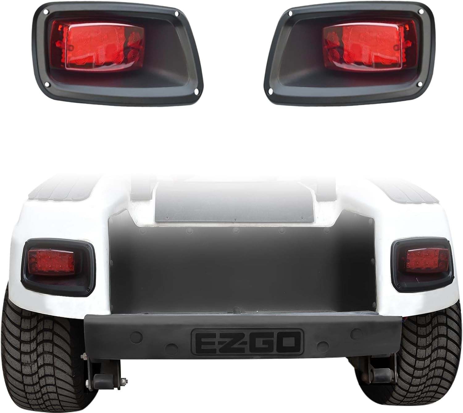 Golf Cart TXT LED Tail Light Kit Compatible with EZGO Led Light...