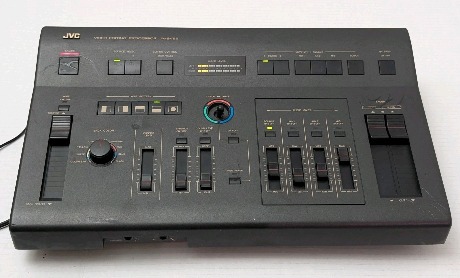 JVC JX-SV55 video editing Processor RCA Connectivity