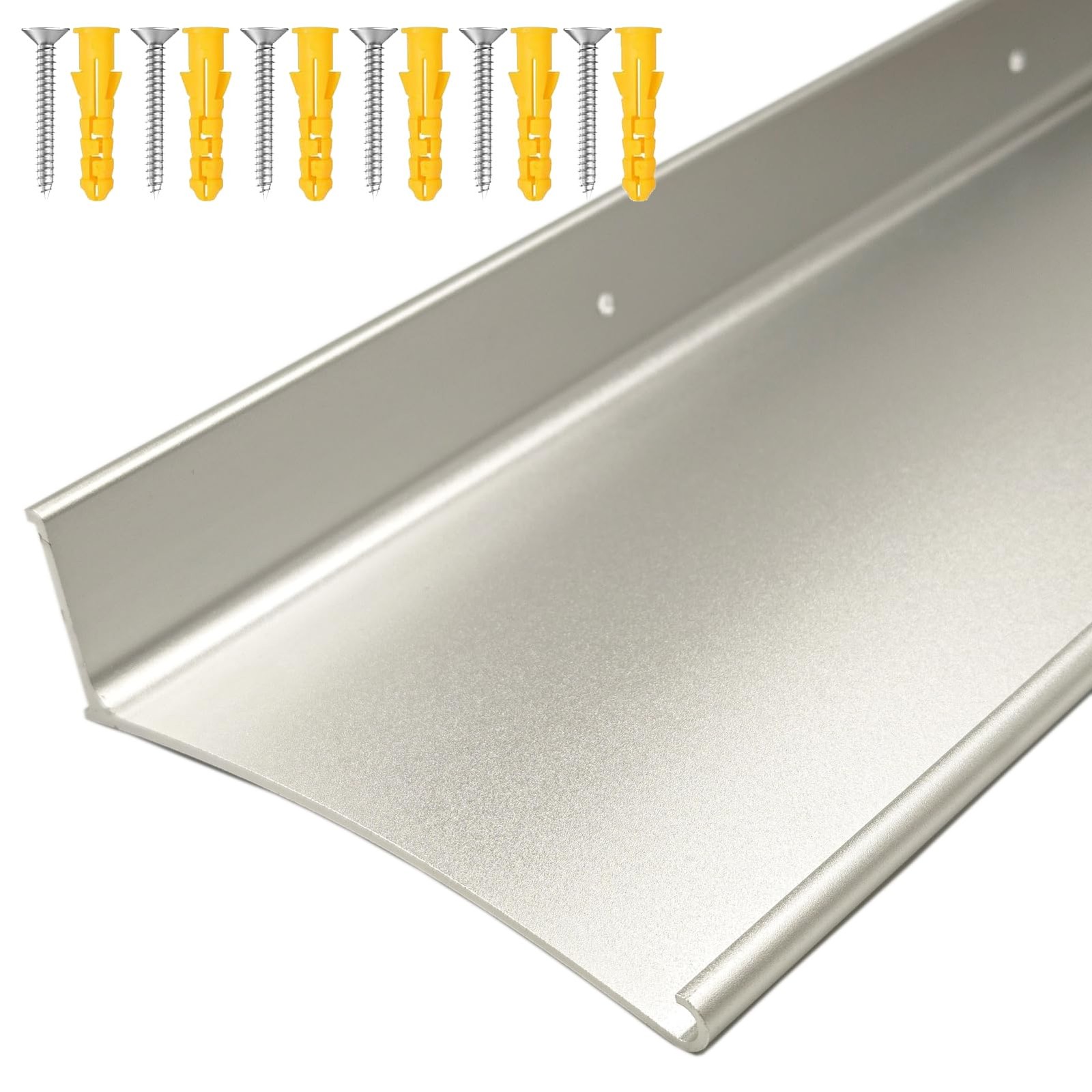 Heavy-Duty Door Rain Drip Guard Overhead 5.12 W 43.3 L Aluminum Drip Edge Drip C