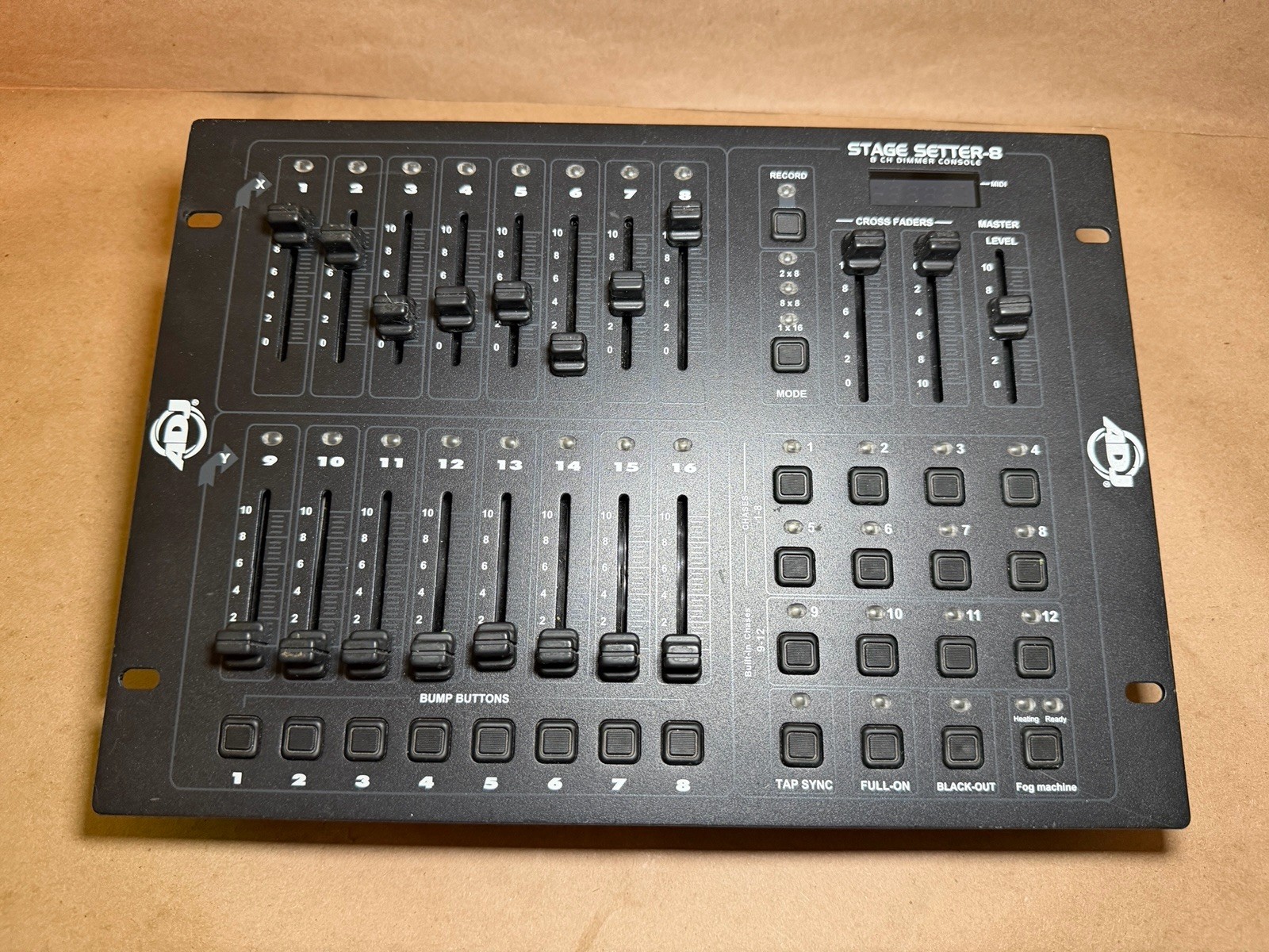 Elation Stage Setter-8 DMX Lighting Controller 8 CH Dimmer Console | Untested