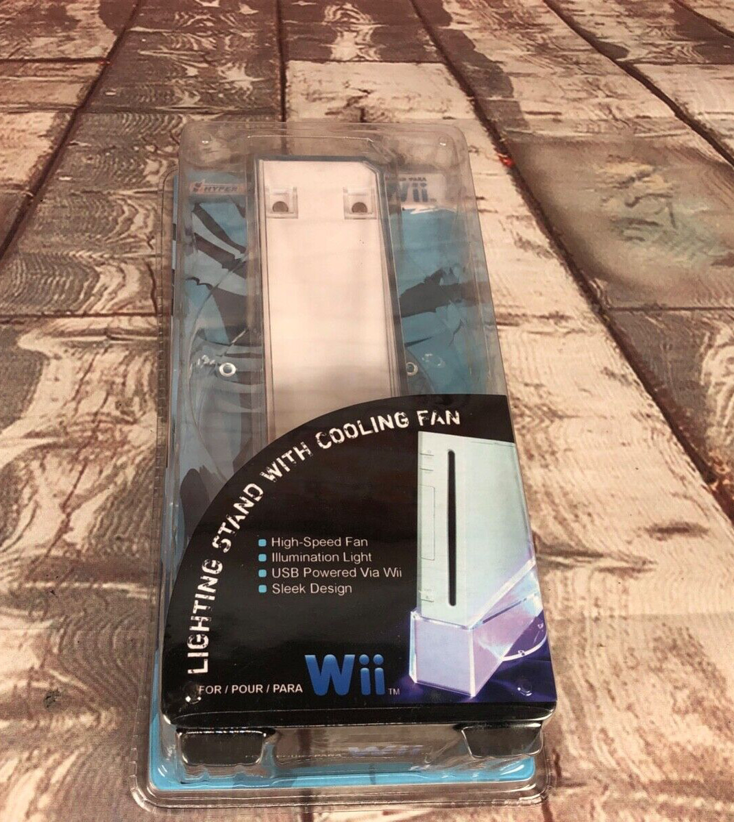 Hyperkin Lighting Stand with Cooling Fan for Wii console NEW