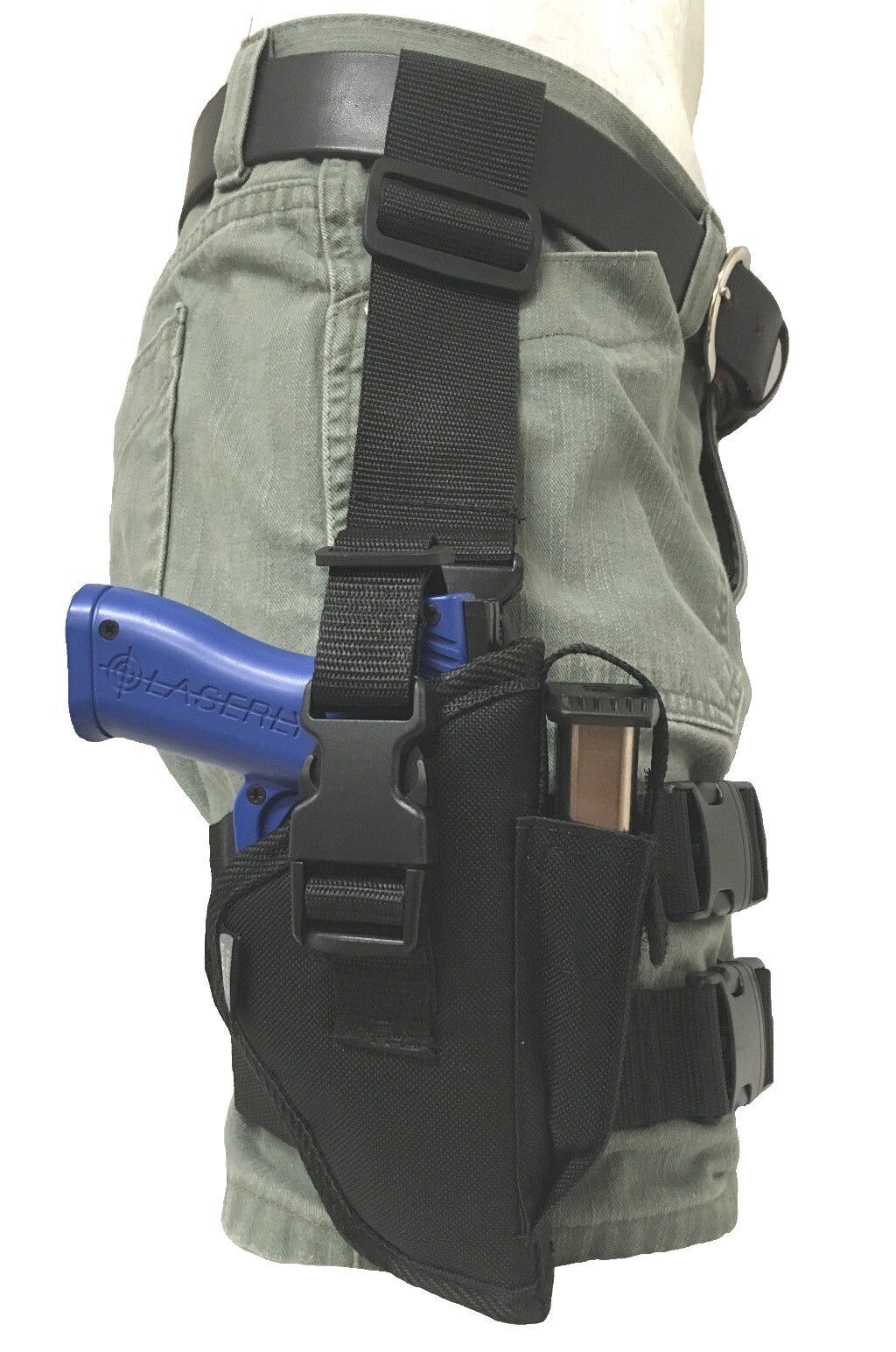 Tactical thigh holster for Springfield 1911 With 5" Barrel