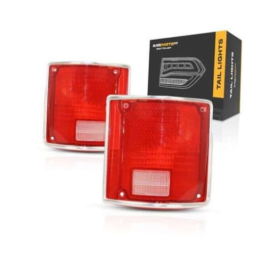 For 1973-1991 Chevy Pickup Tail Light Lens Driver and Passenger Side Pair |