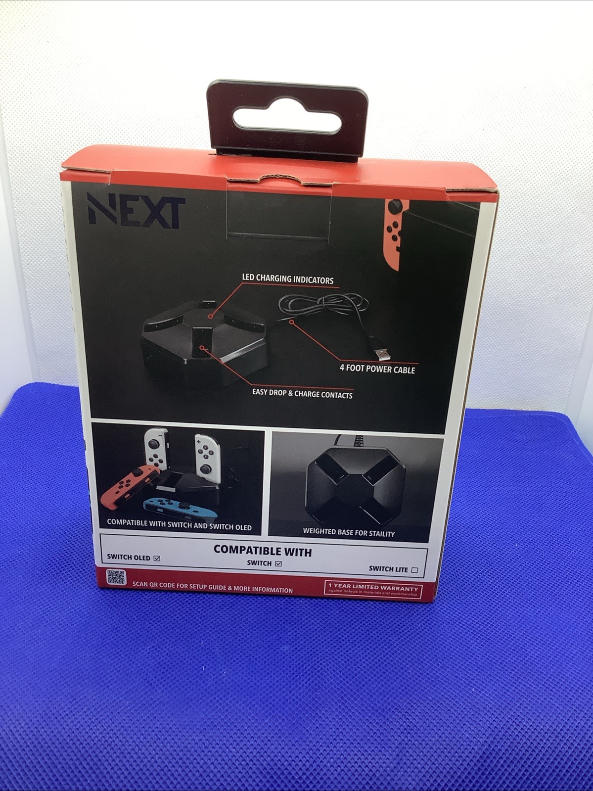 NEXT - Joy-Con Charge Station For Nintendo Switch & Switch OLED - Black