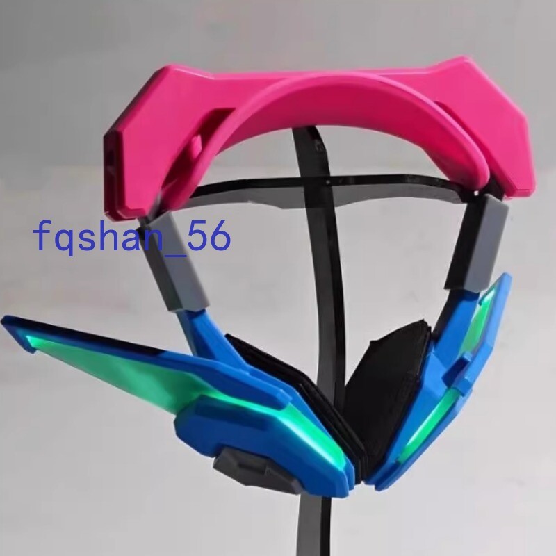 Overwatch OW2 D.Va Bluetooth Wireless Headphones Headset Cosplay Props Headband