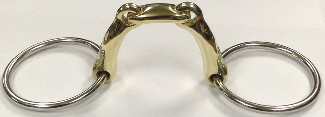 German Silver Team Up Loose Ring Snaffle Bit 14 mm thickness
