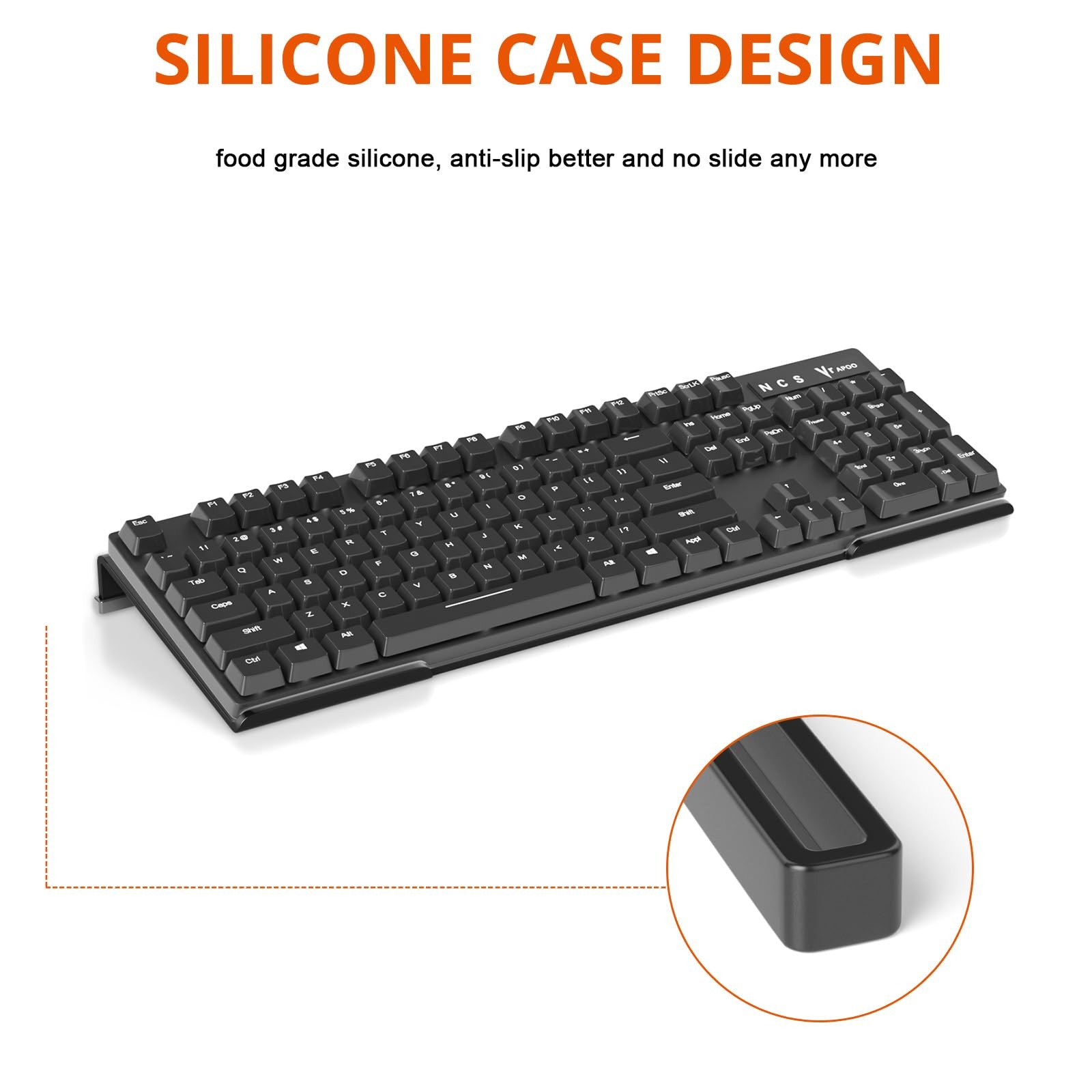 Computer Keyboard Stand Tilt PC Keyboard Stand Riser for Easy Ergonomic Typin...