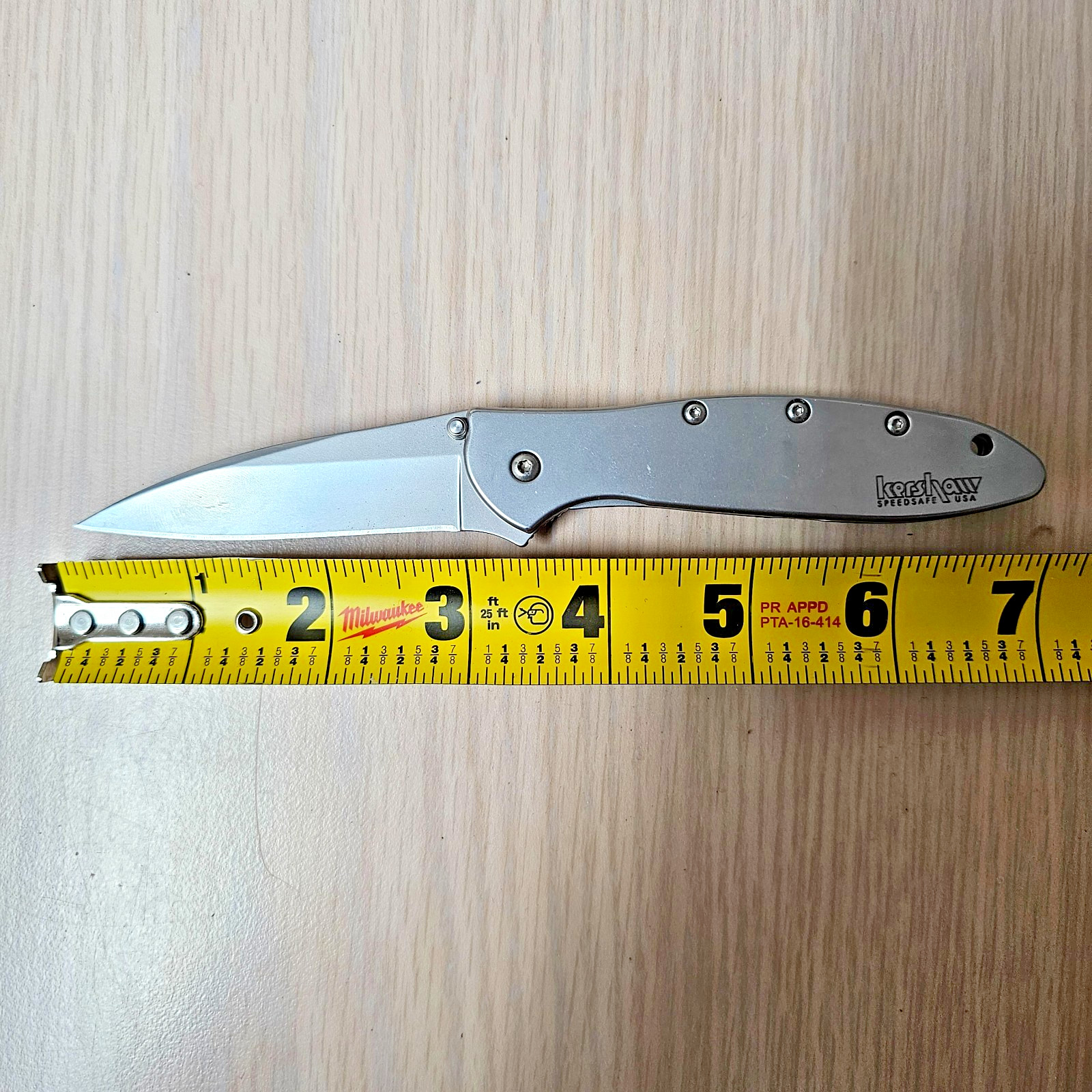 Kershaw 1660 Leek Stainless Steel Assisted Opening Folding Knife