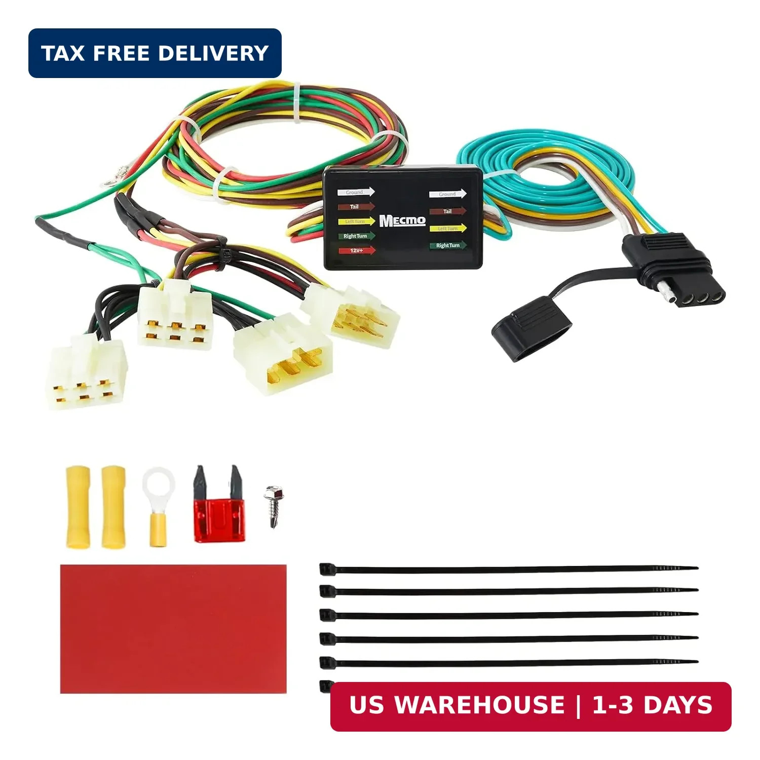 4 Pin Trailer Wiring Harness for 1989-1995 Toyota Pickup & 1995-2004 Toyot