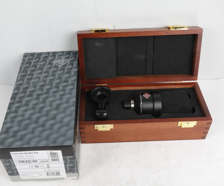 TLM103 Black Neumann Wired Condenser Microphone Matte New