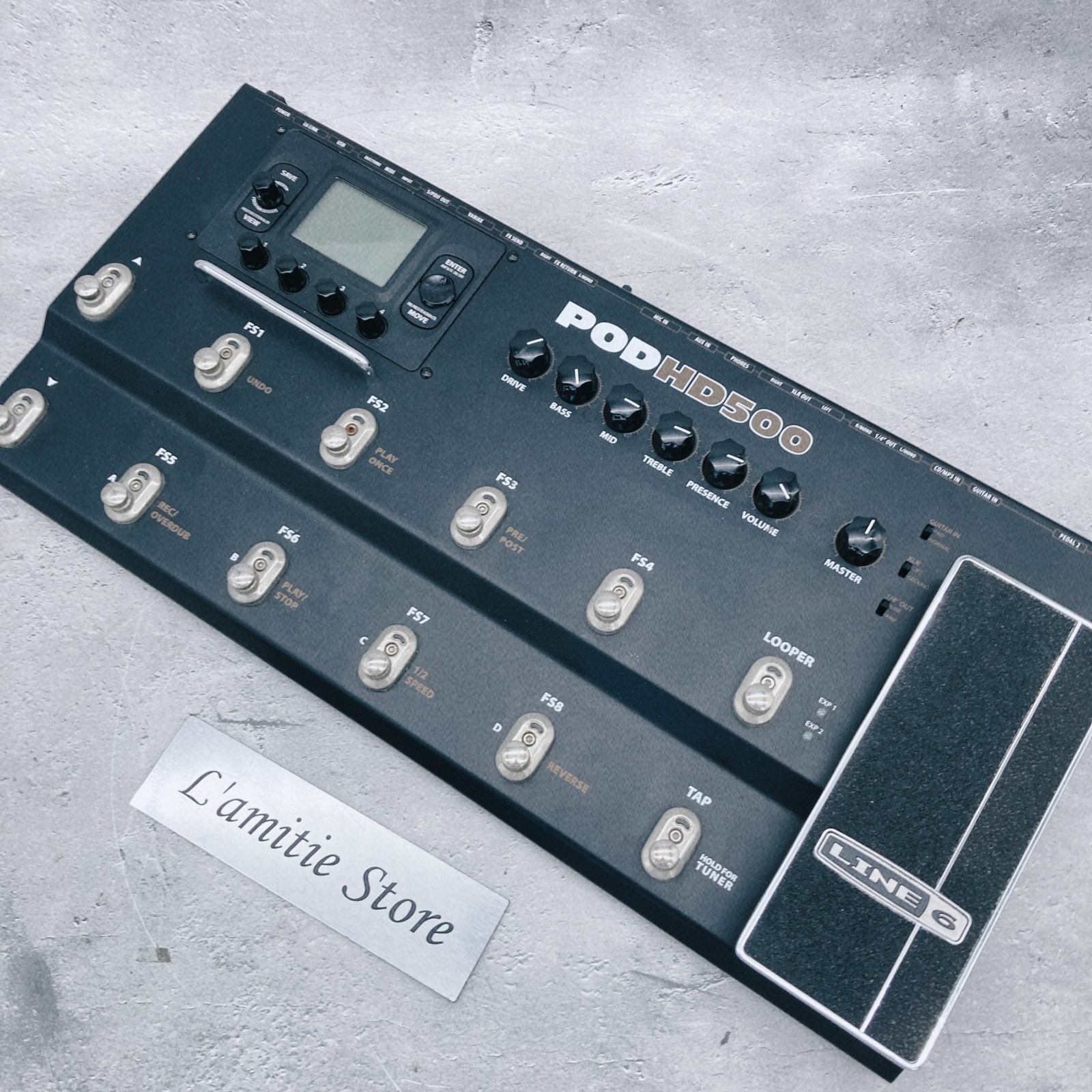 Line 6 POD HD500 Guitar Multi-Effects Processor Amp Modeling XLR PODHD500 HD 500