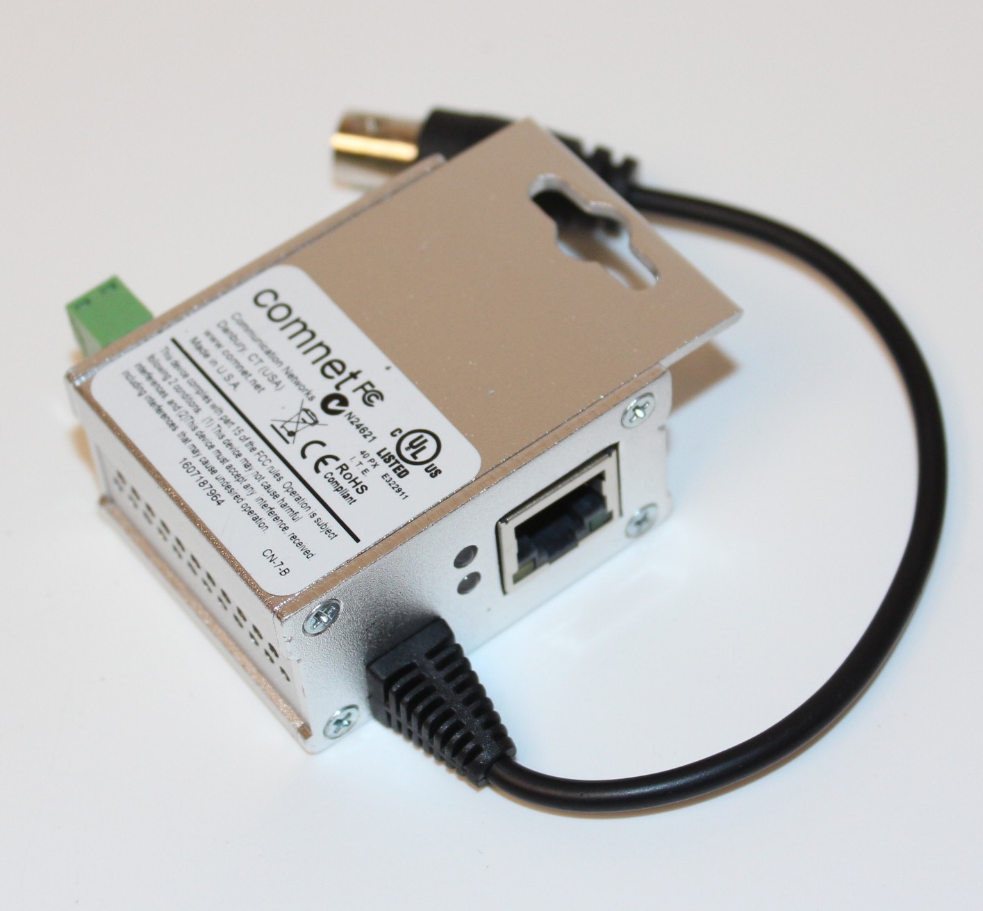 Comnet CLRFE1EOCP/M Mini Ethernet-Over-Coax or UTP Extender Remote Unit