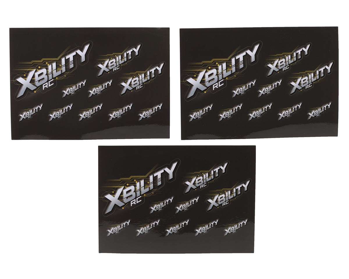 XBility RC Decal Sheets (3) [XBL-XB1-081]