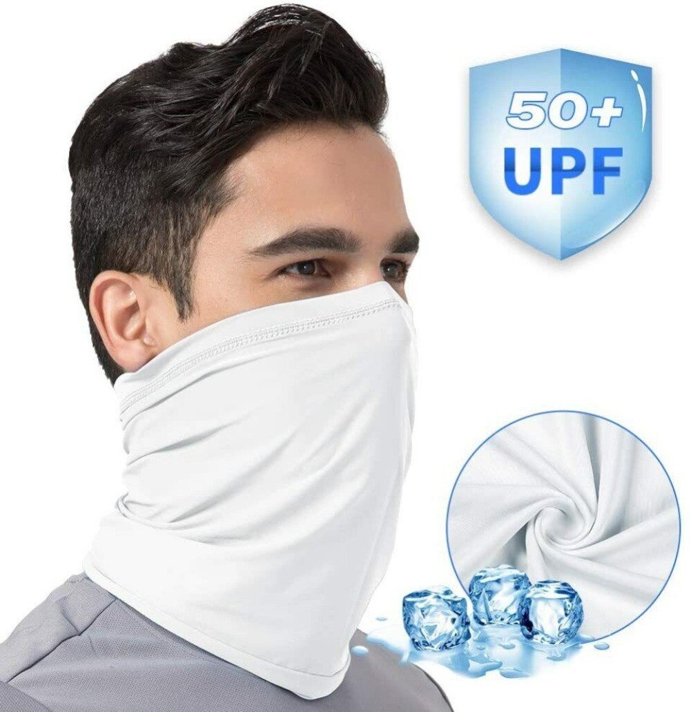 UPF 50+ UV Protection Face Mask Neck Gaiter Scarf Breathable Bandana Balaclava
