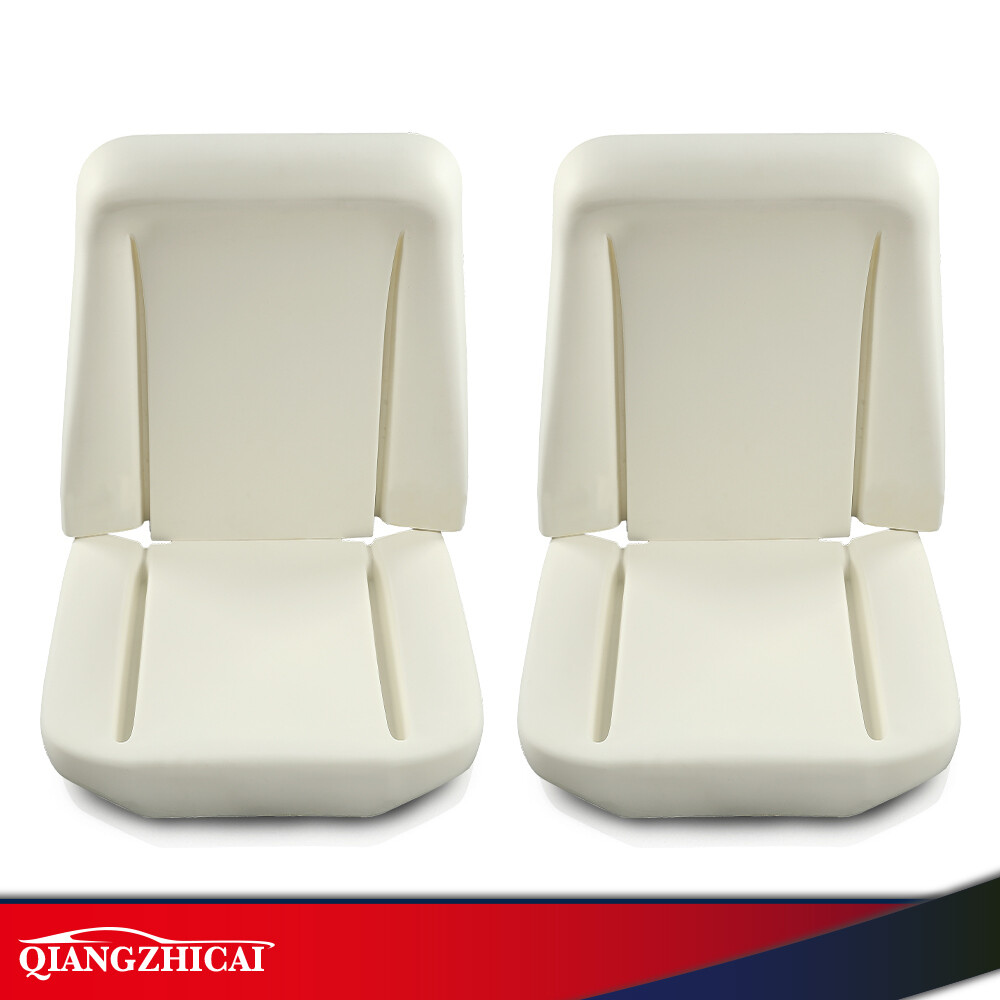 Fit For 1966-1972 GM Bucket Seat Foam Bun Cushion Upper & Lower Front Pair