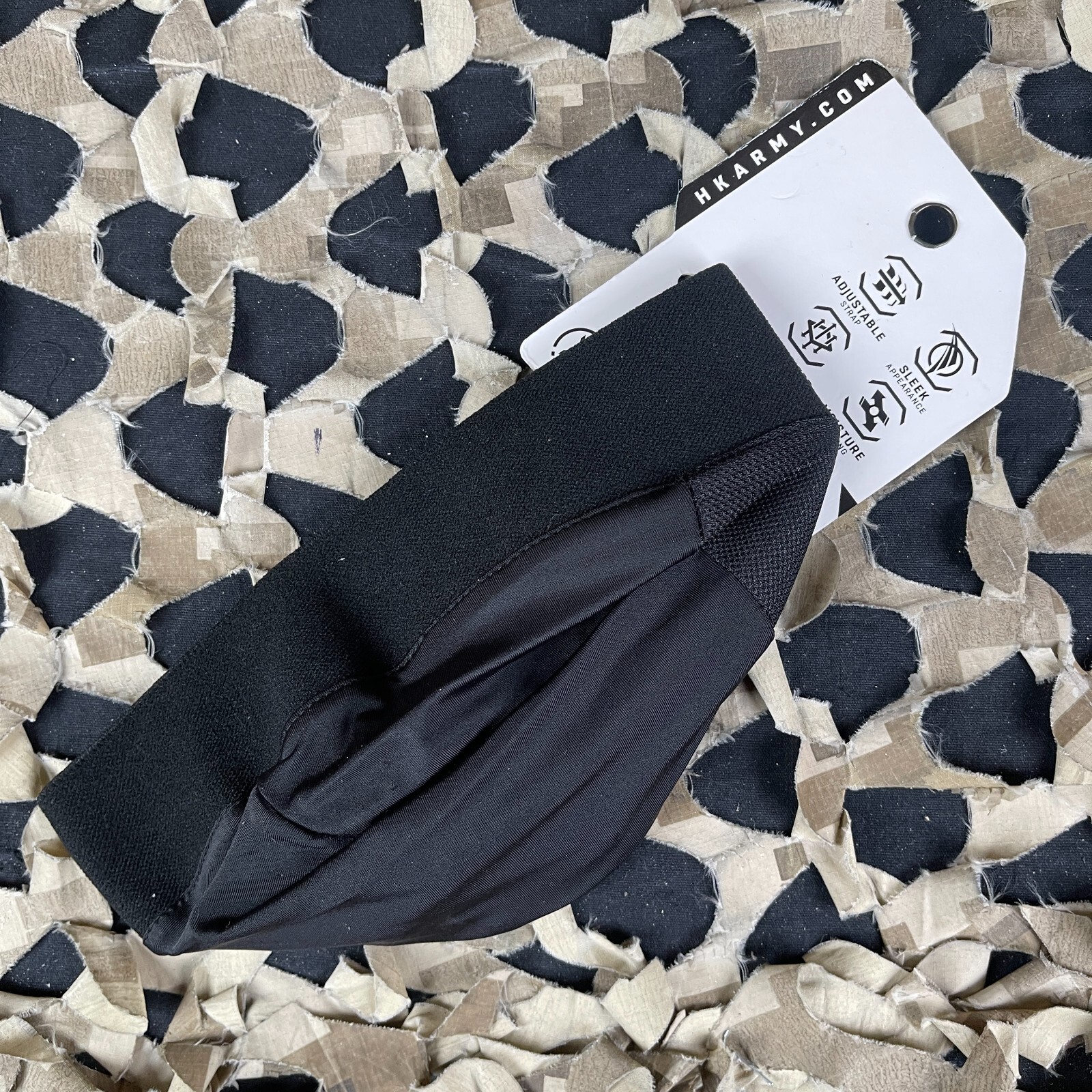 NEW HK Army Skull Wrap - Black/Black