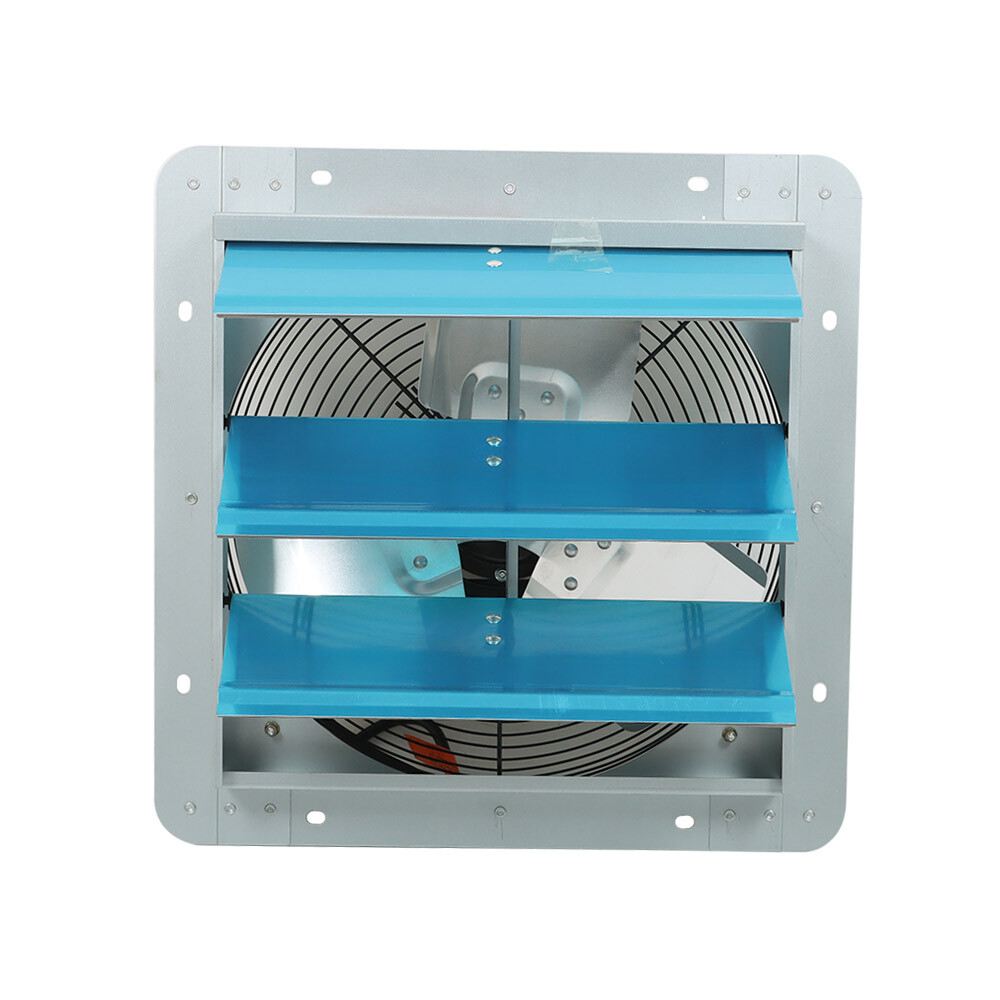 14" Shutter Exhaust Fan Wall Mounted Blades Ventilation Fan for Garage,Attic