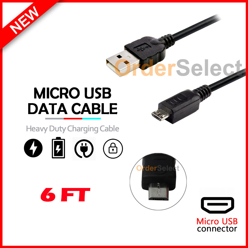 Micro USB 6FT Rapid Cable for Samsung Galaxy J7/J7 Perx/J7 Prime/J7 Star/J7 V