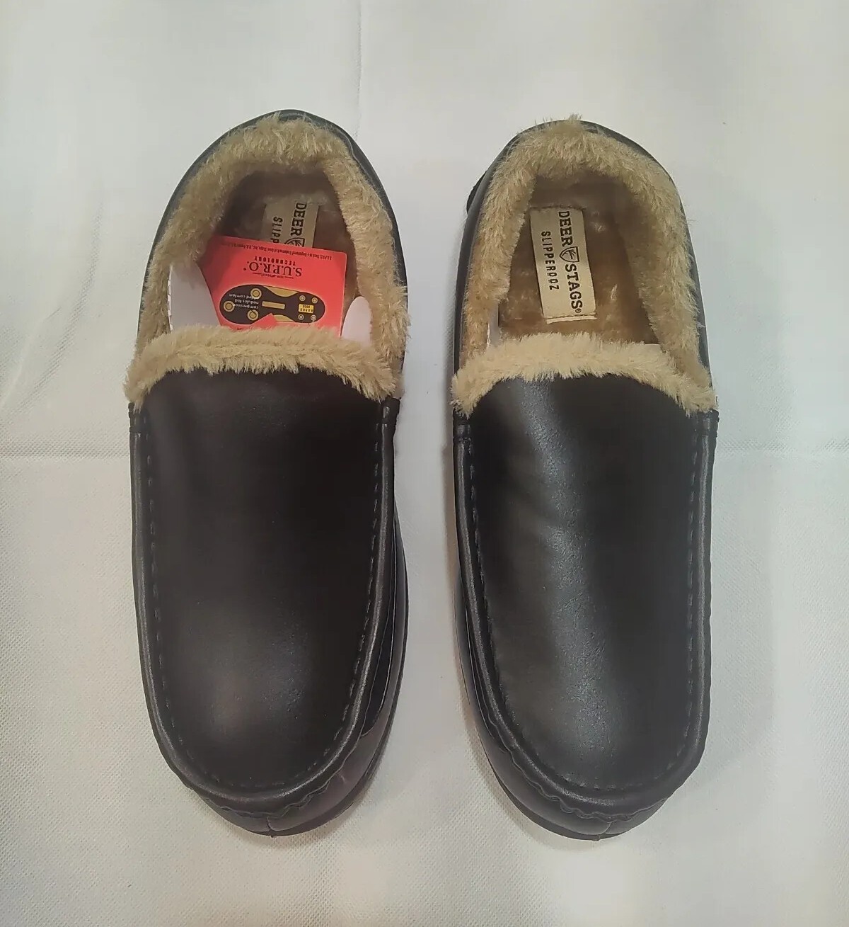 Deer Stags Spun Slipper Size 10 W