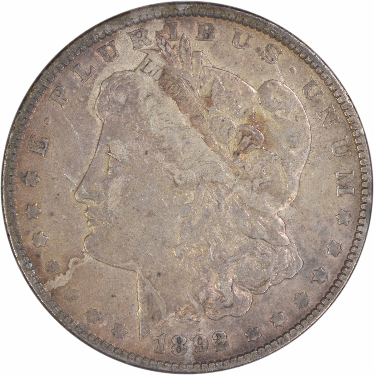 1892 Morgan Silver Dollar EF Uncertified #1059