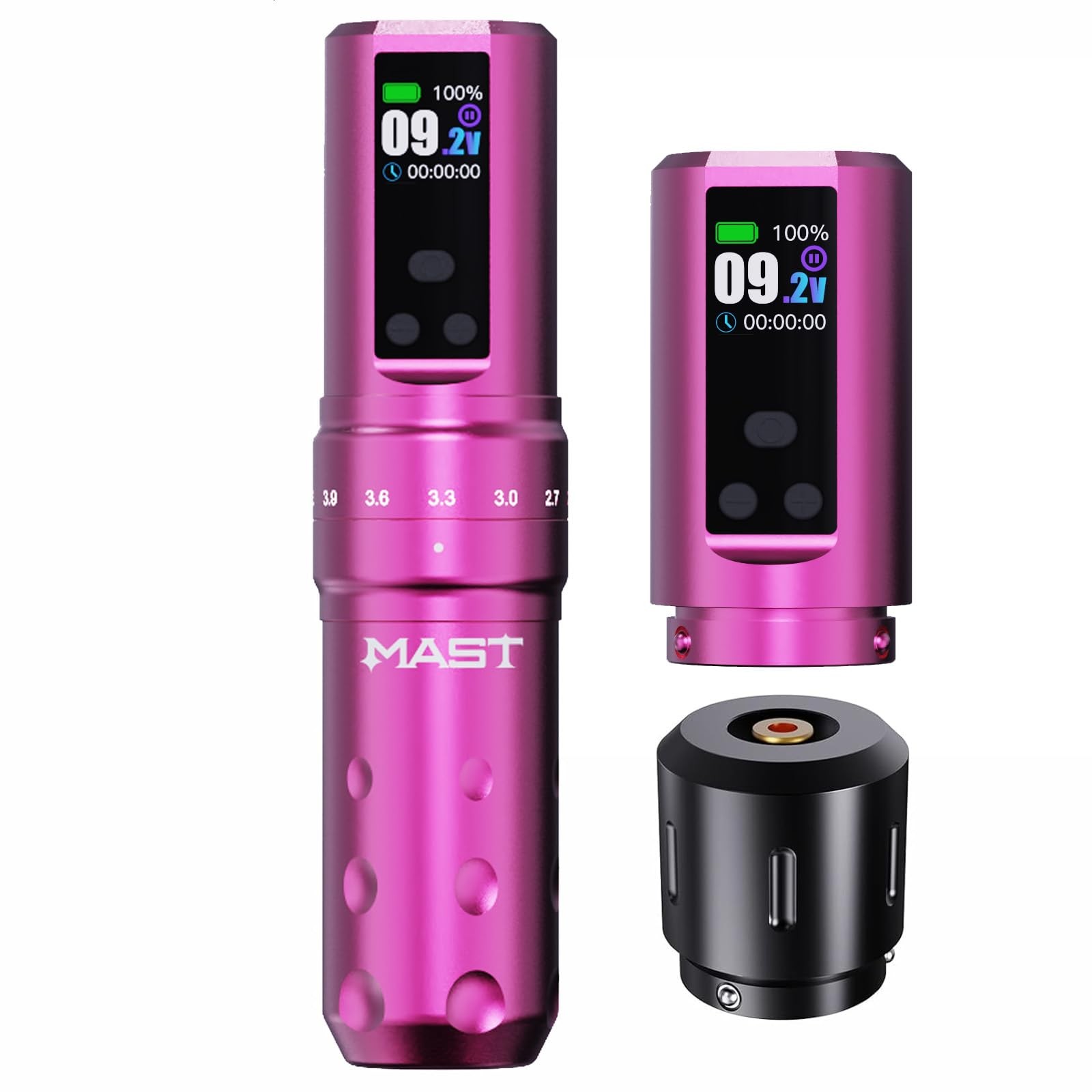 Mast Fold2 Pro Wireless Rotary Tattoo Machine Battery Pen 7 Strokes 2.4mm-4.2mm