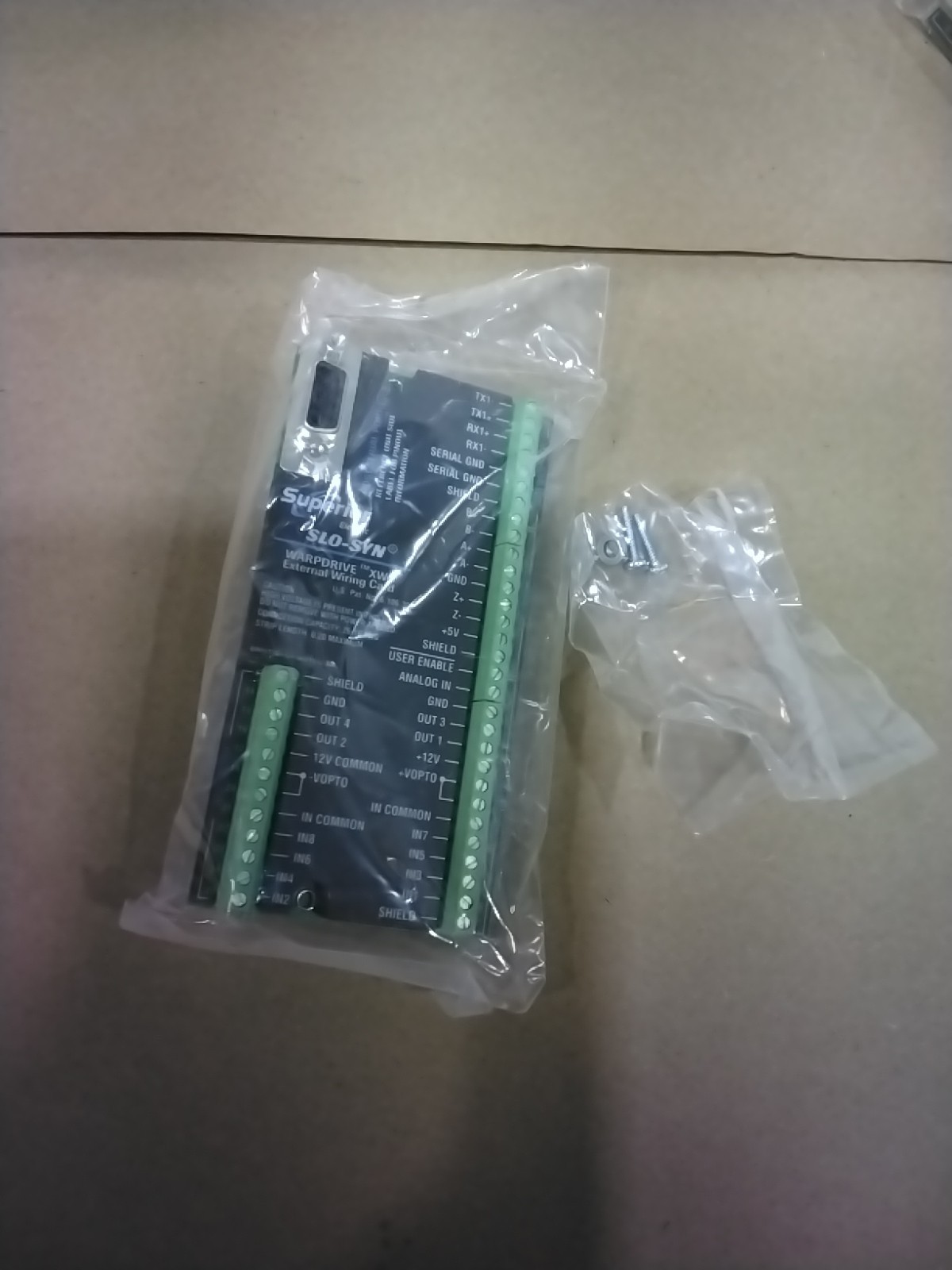 Superior Electric 226435-001 Slo-Syn Warpdrive External Wiring Card Rev. G