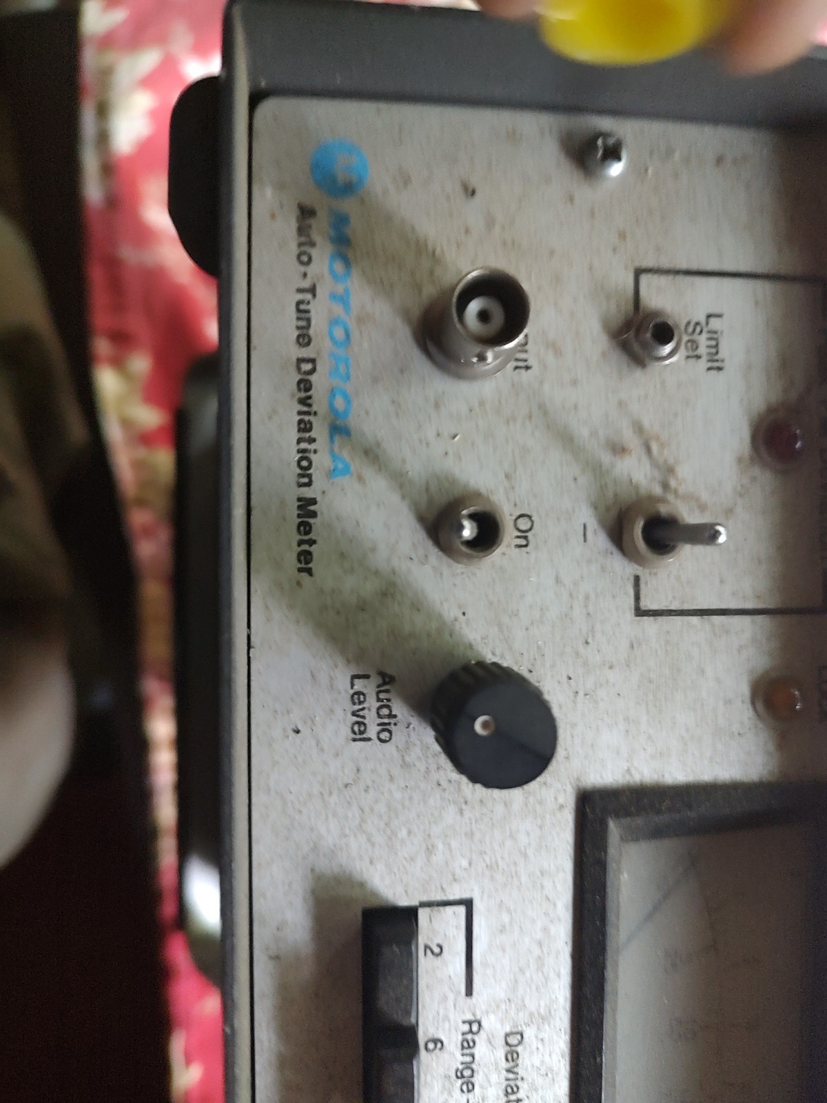 Old Motorola Deviation Meter Vintage Radio