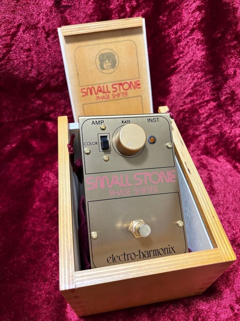 Electro-Harmonix Golden Small Stone Phaser Pedal Unused w/ Box from JAPAN