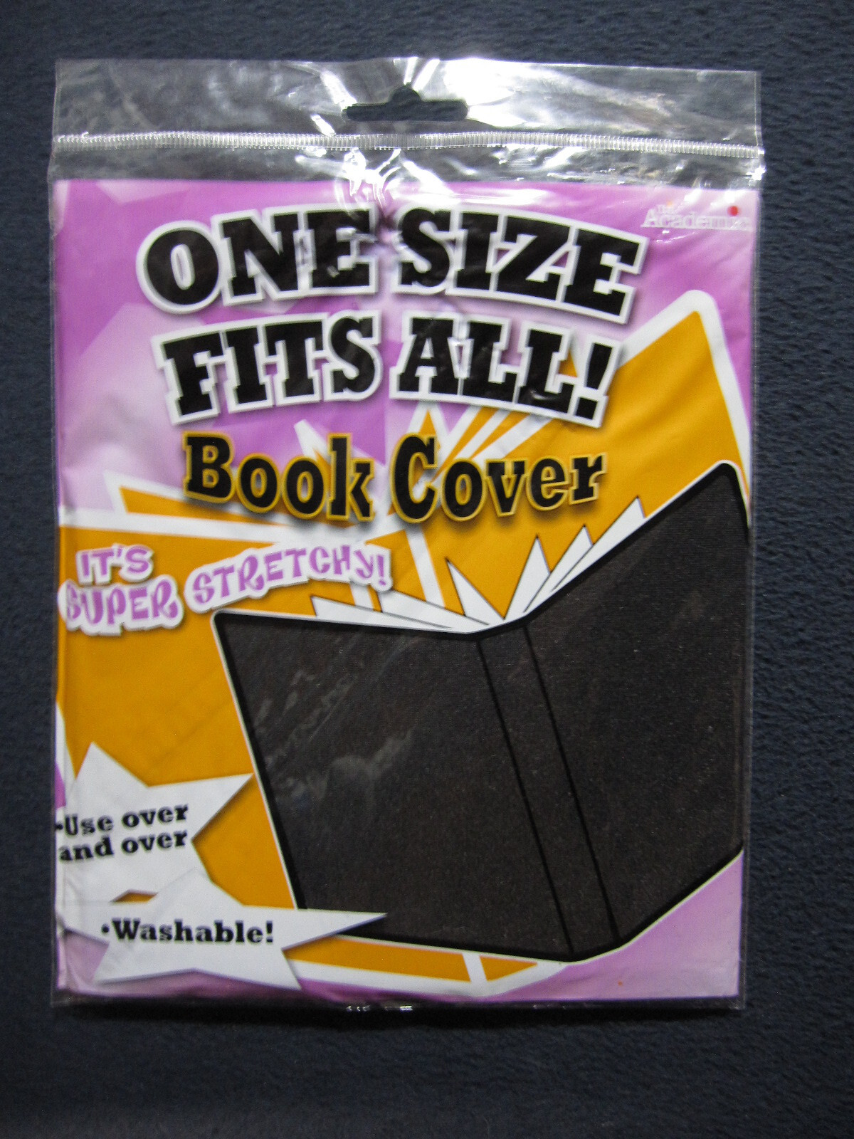 One Size Fits All Stretchy Book Cover Black - Includes Shipping!