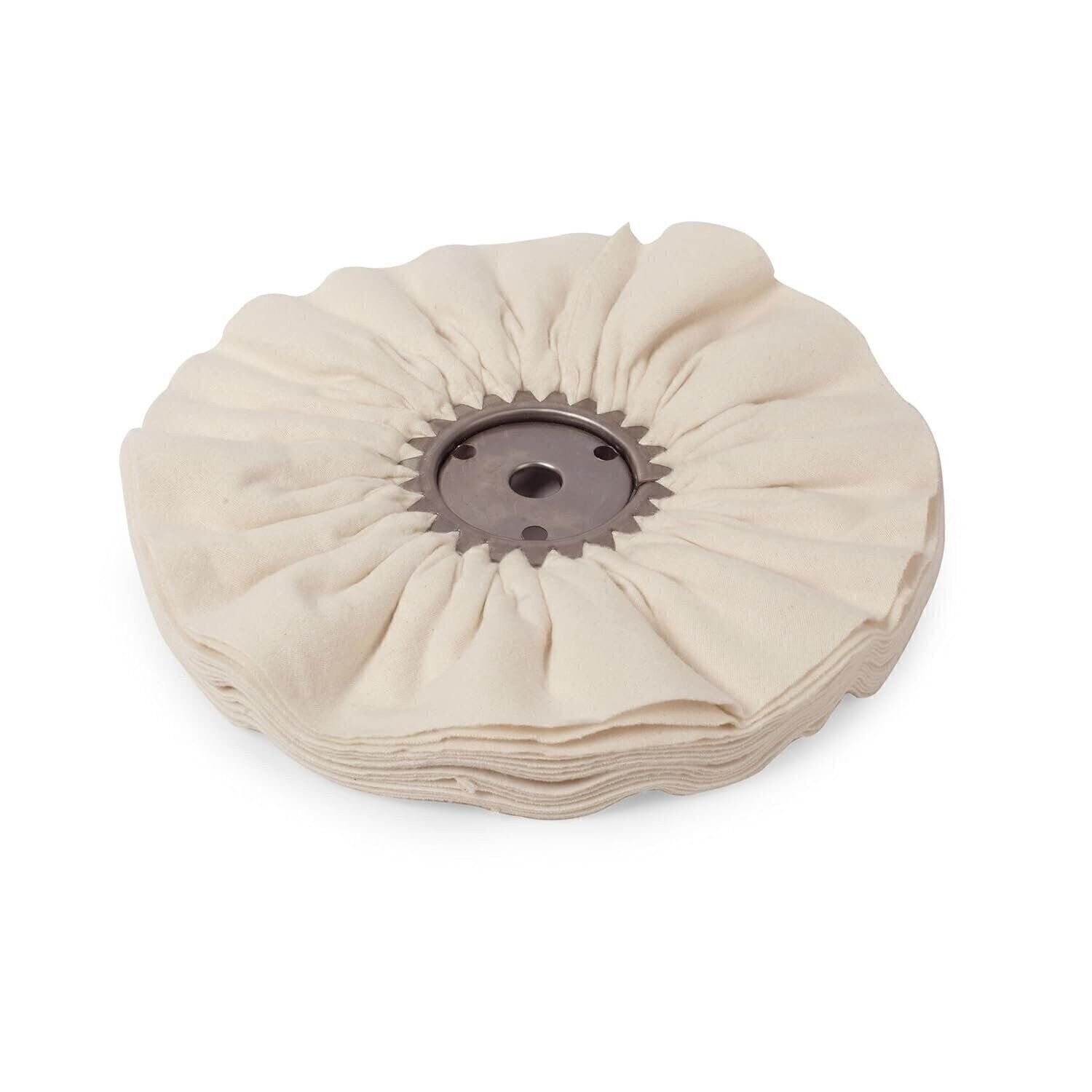 StewMac Buffing Wheel, 12" Canton, 3/4" Shaft