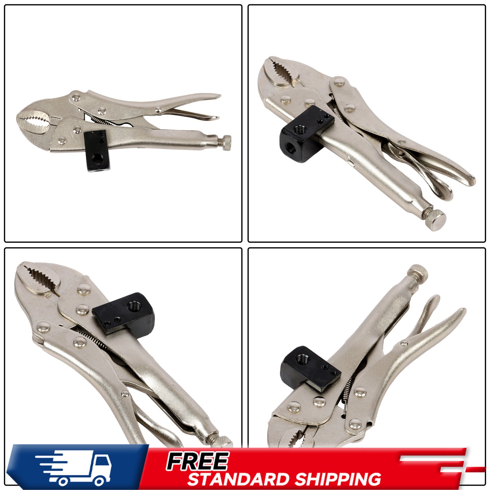 Precision Flex Arm Vise, 1" Dial Test Indicator .001" Grad, Lug Mount