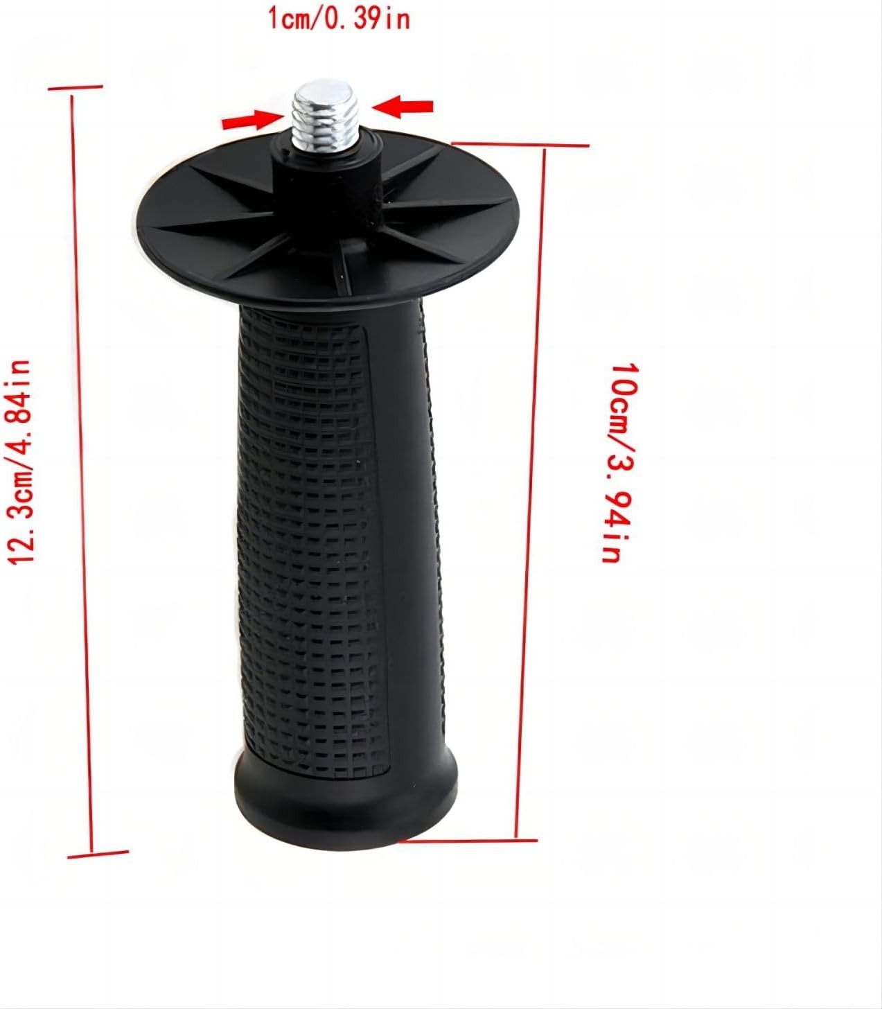2 Pcs Angle Grinder Handle, Plastic Thread Auxiliary Thread Diameter 8mm/0.31in