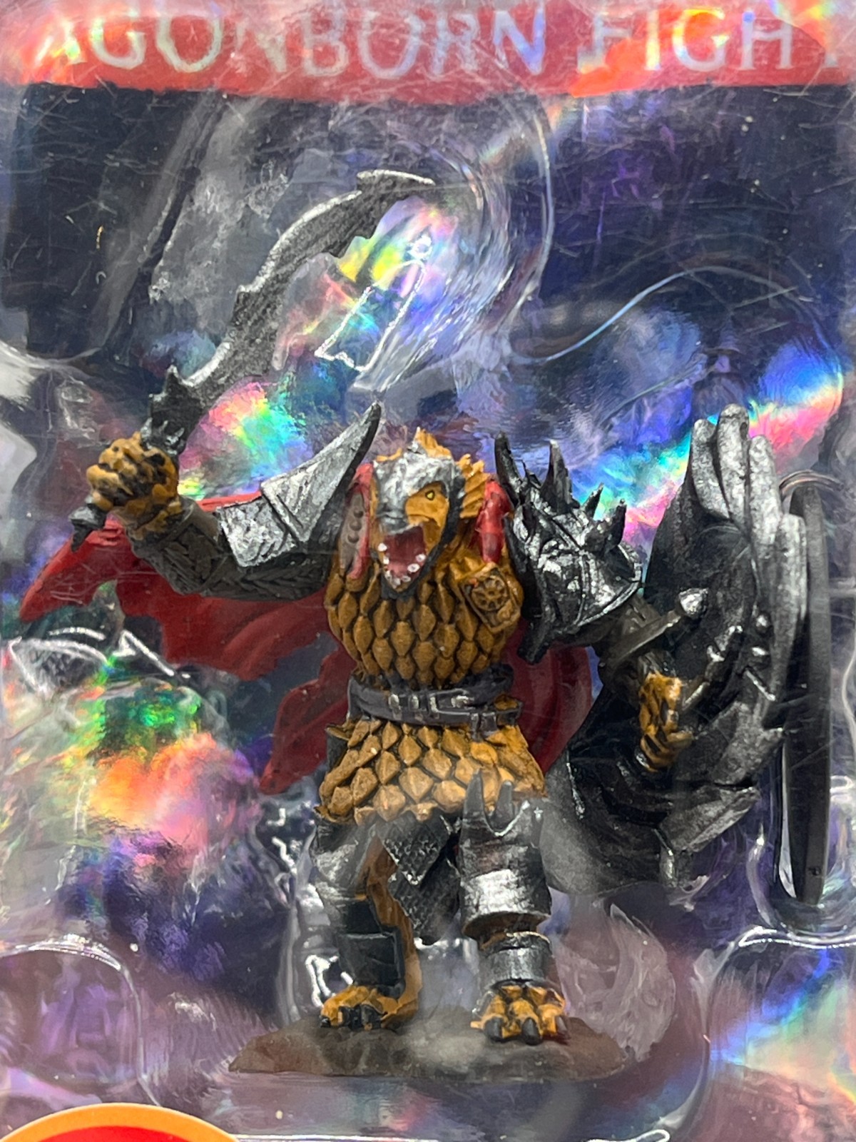 D&D Pathfinder Mini Premium IotR Wave 1 Dragonborn Male Fighter UNIQUE MIB