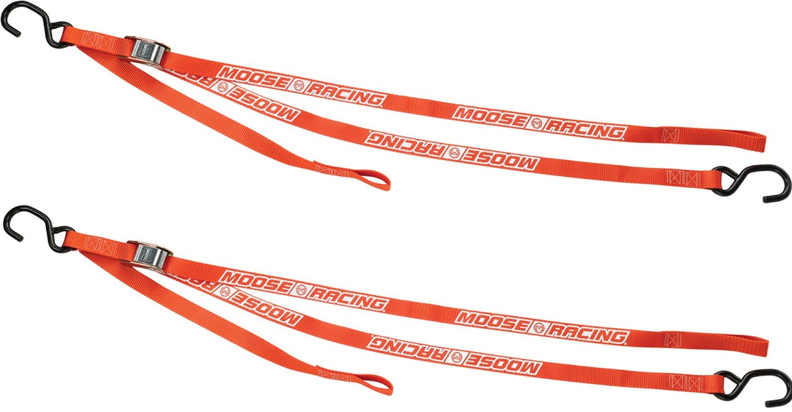 Moose 3920-0358 7' Heavy Duty Orange Tie Downs w/Soft Tie