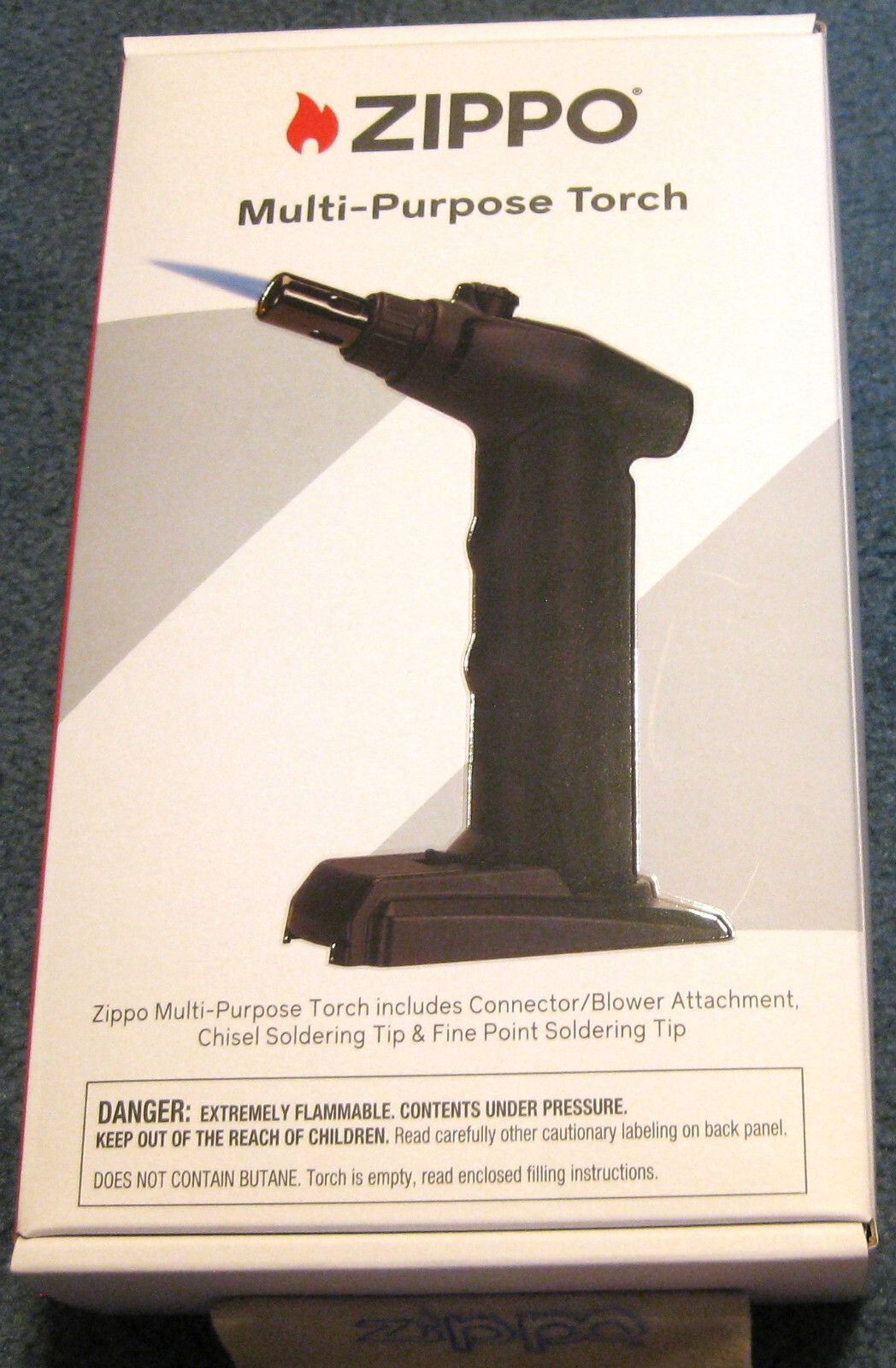 ZIPPO MULTI-PORPOSE Refillable CHISEL & FINE POINT TIPS Adjustable TORCH 40638