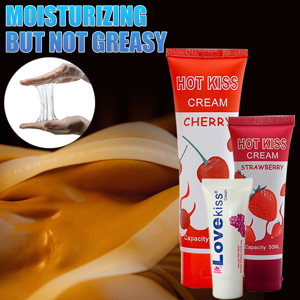 Edible Fruit Flavor Lubricant Gel Oral Sex Lube Sexual Mild Massage Oil-Smooth