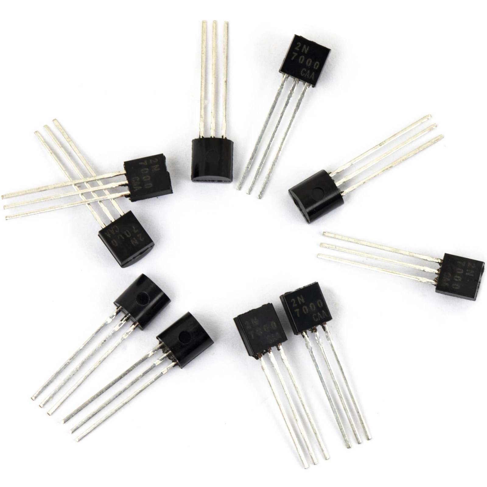 100pcs 2N7000 Sic Mosfet Transistor TO-92 200mA 60V n-FET MOS N-Channel Feld...