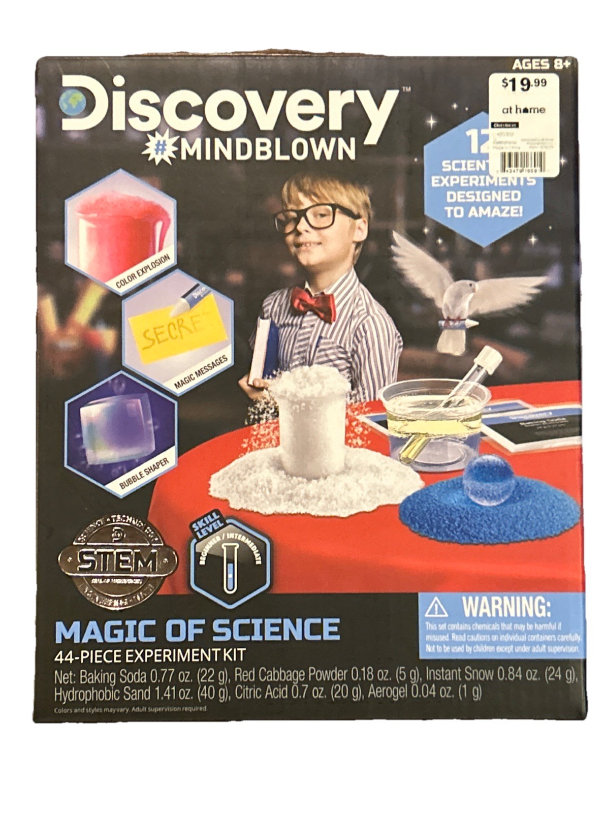 Discovery Mindblown Magic Of Science 44 Piece Experiment Kit Perform 12 Tricks