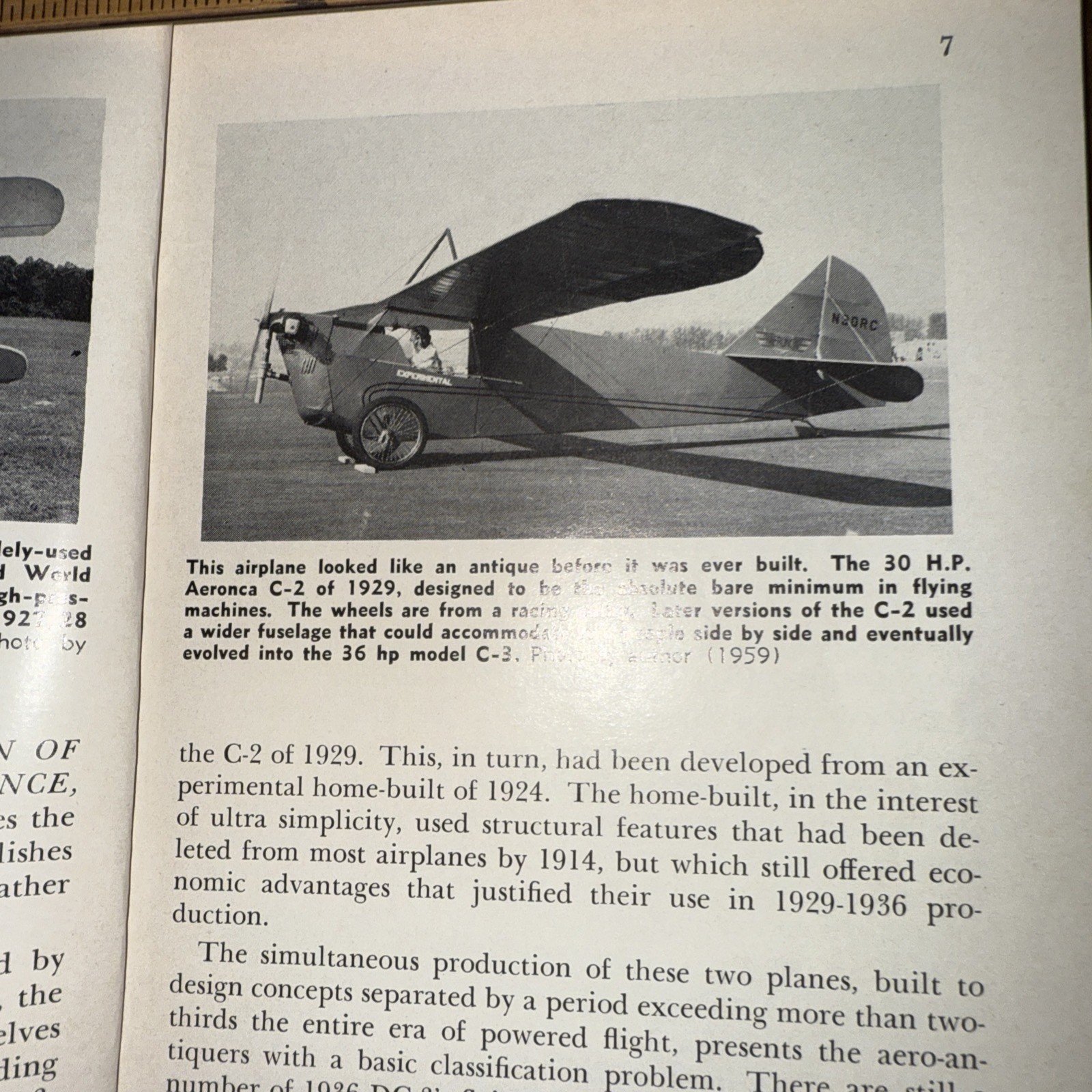Antique Plane Guide 1962 Vintage
