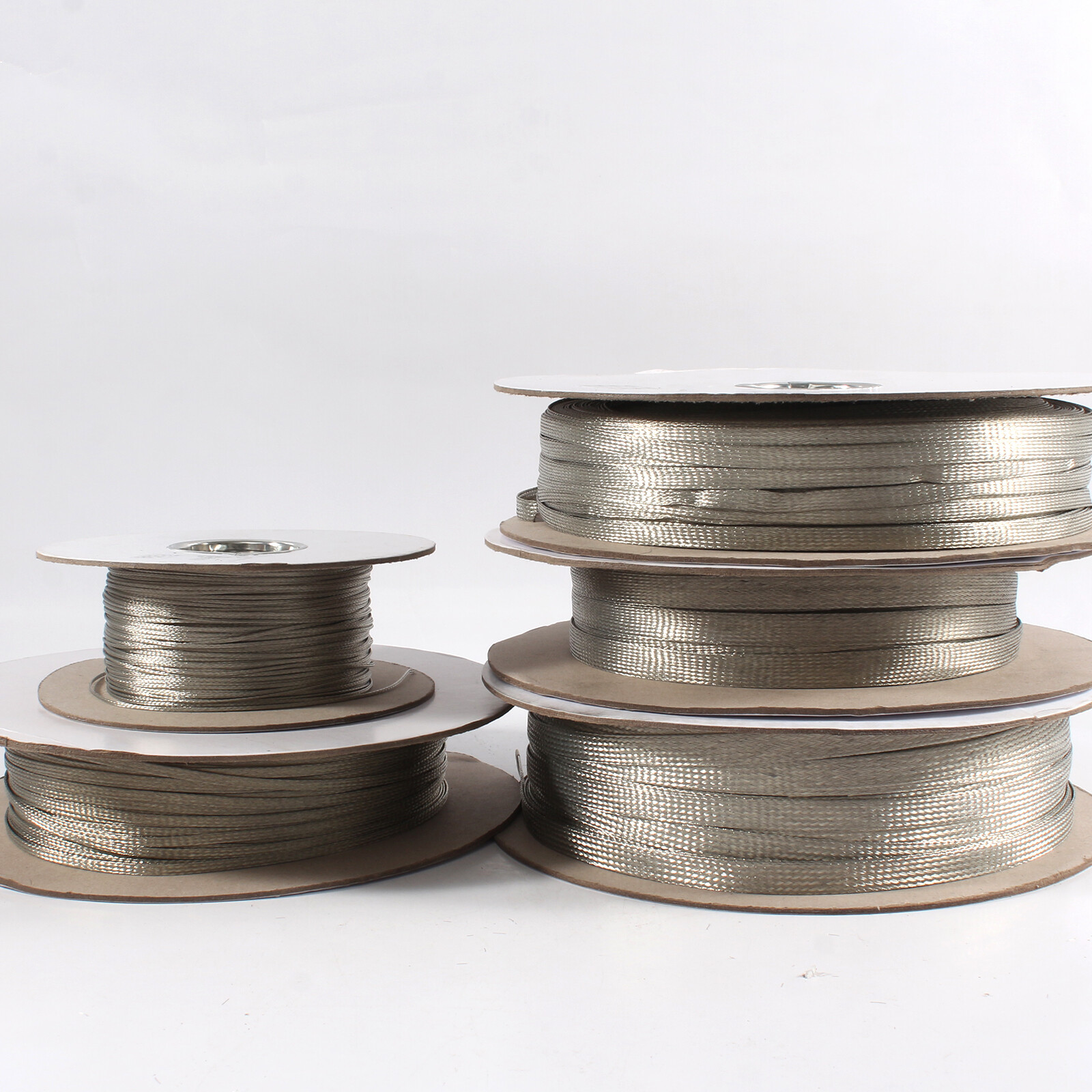 Tinned Copper Wire Shielding Ground Straps Braided Electrical Core Cable Sleeves